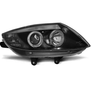 Akce Přední světla BMW Z4 02-08 Angel Eyes - černé