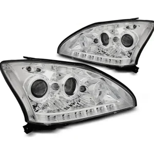 Akce Přední světla Lexus RX 330/350 03-08 chrom TUBE LIGHT