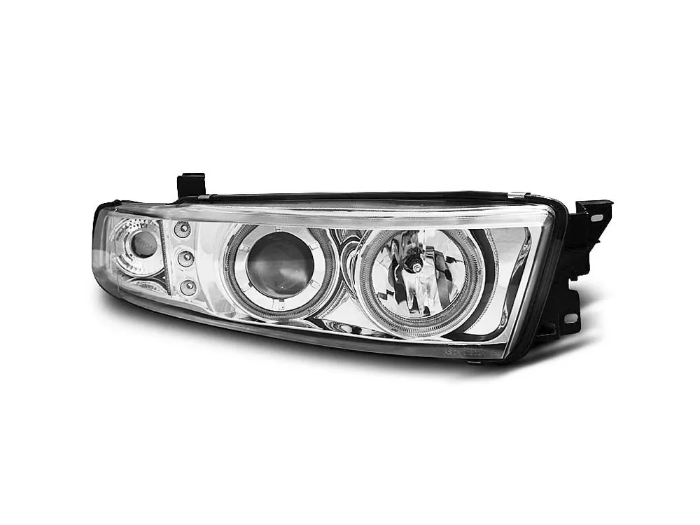 Kup Teď Přední světla Mitsubishi Galant 8 (EA0) 96-06 Angel Eyes CCFL - chrom