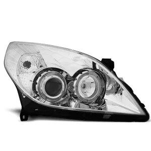 Značkový Přední světla Opel Vectra C 05-08 Angel Eyes - chrom