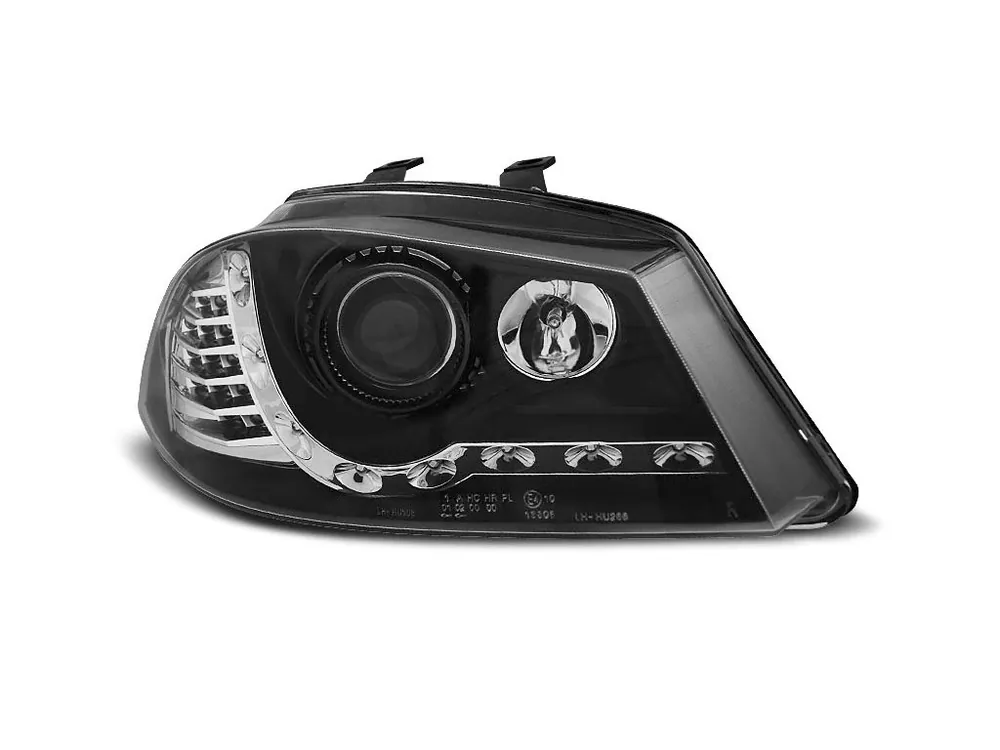 Novinka Přední světla Seat Ibiza 6L 02-08 - černá LED