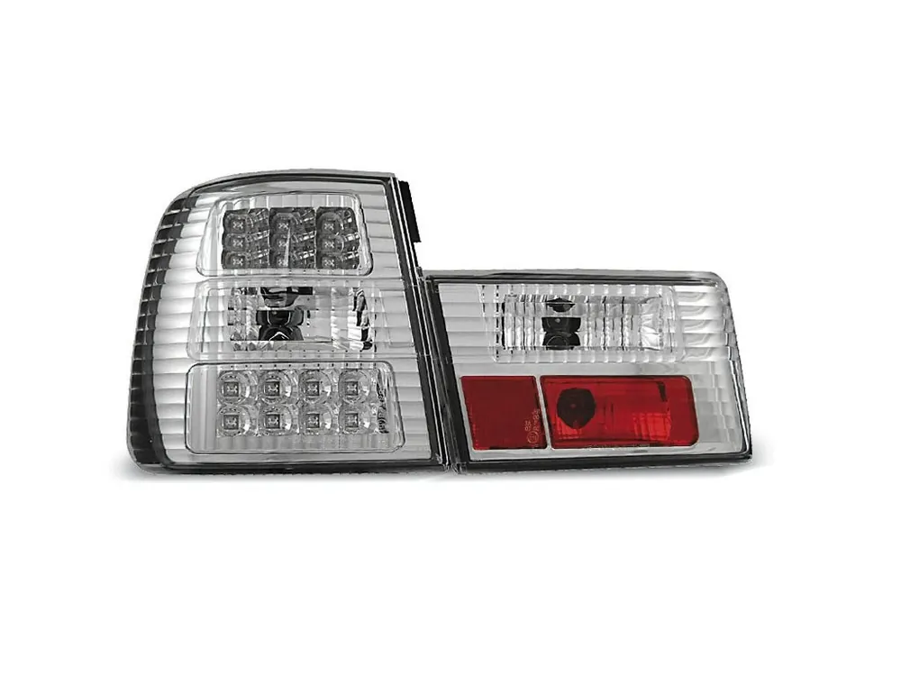 Akční Cena Zadní světla BMW E34 Lim. 88-95 - krystal/chrom LED
