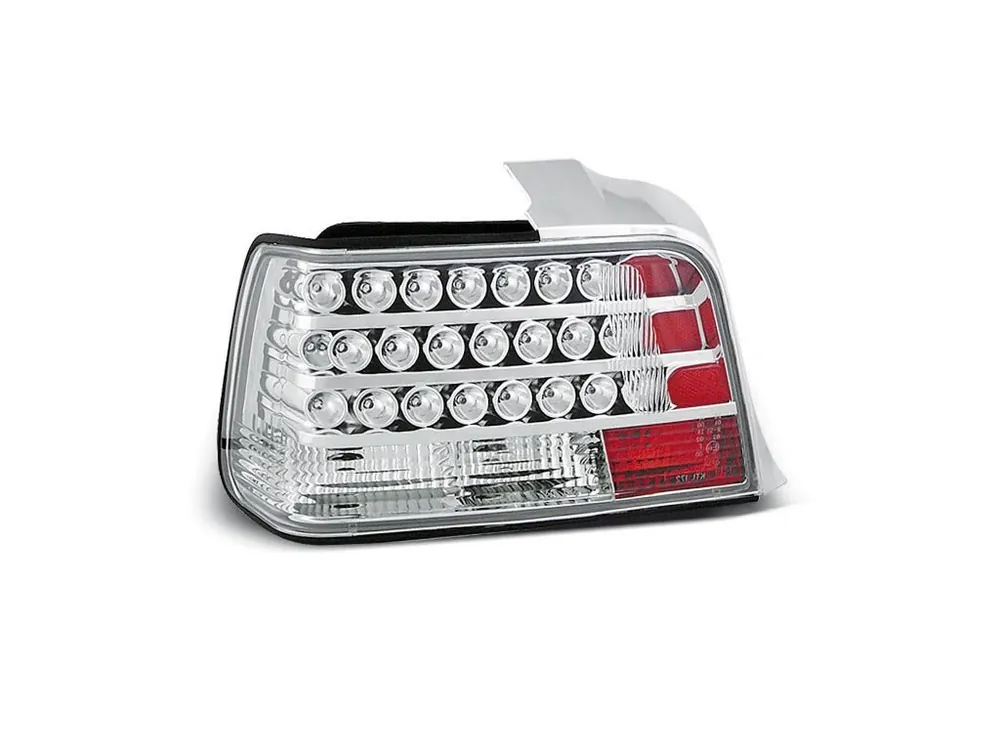 Finální Výprodej Zadní světla BMW E36 Lim. 92-98 - krystal/chrom LED