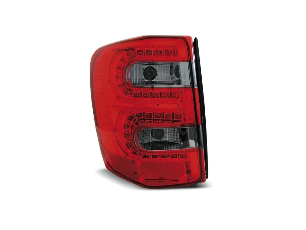 Zadní světla Jepp Grand Cherokee 99-05 - červená/krystal LED Nejlepší Volba
