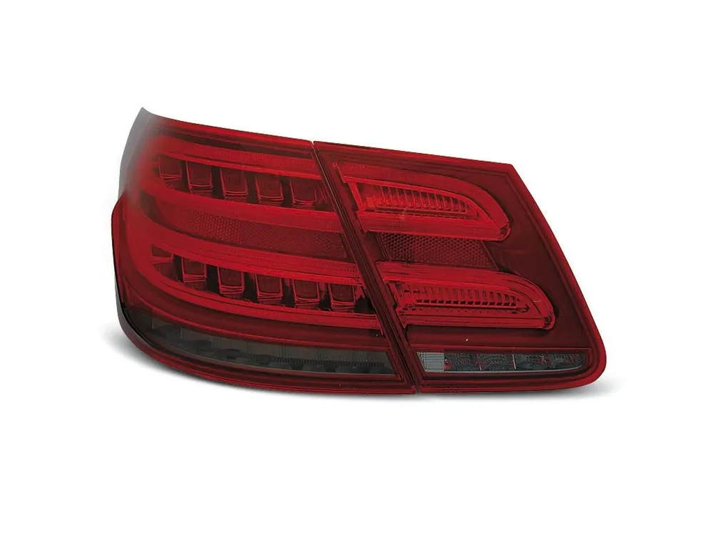 Must-Have Zadní světla Mercedes Benz W212 E-Klasse 09-13 sedan - červené/kouřové LED BAR 1