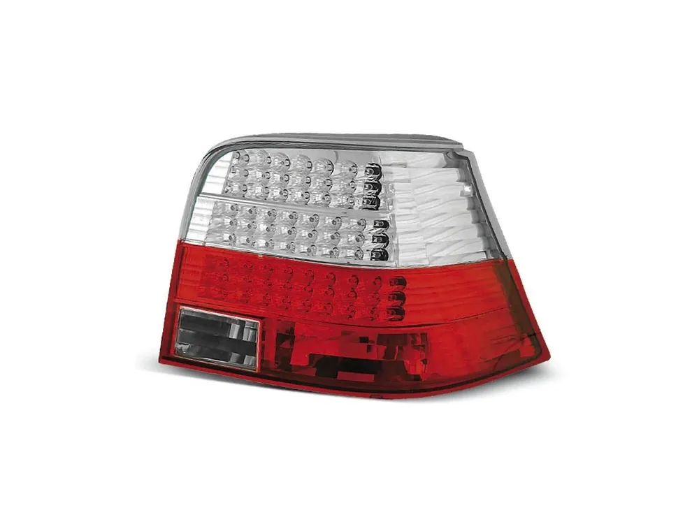 Cenový Hit Zadní světla VW Golf IV 98-03 - krystal/červené LED 2