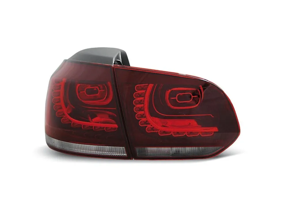 Výprodej Zadní světla VW Golf VI 08- - bílé/červené LED