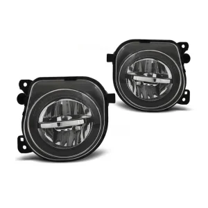 Značkový Mlhová světla BMW F10, F11, F07 LCI 06.13-16 LED chrom
