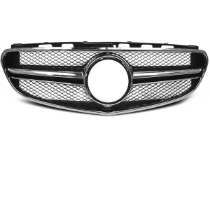 Akce Přední maska Mercedes W212 13-16 E63 AMG STYLE chrom/černá