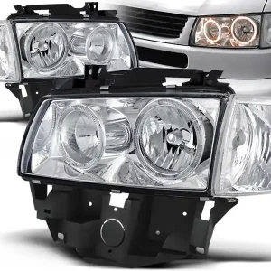VW T4 96-03 - přední chrom světla ANGEL EYES Must-Have