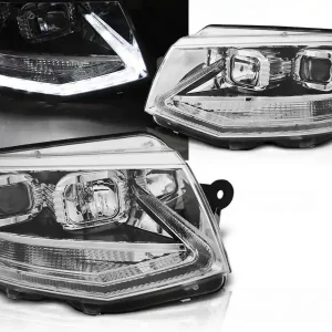 VW T6 15- - přední chrom světla s LED denním svícením Ihned K Objednání