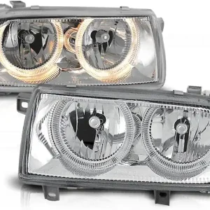 Nejlepší Volba VW VENTO 92-98 - přední chrom světla ANGEL EYES