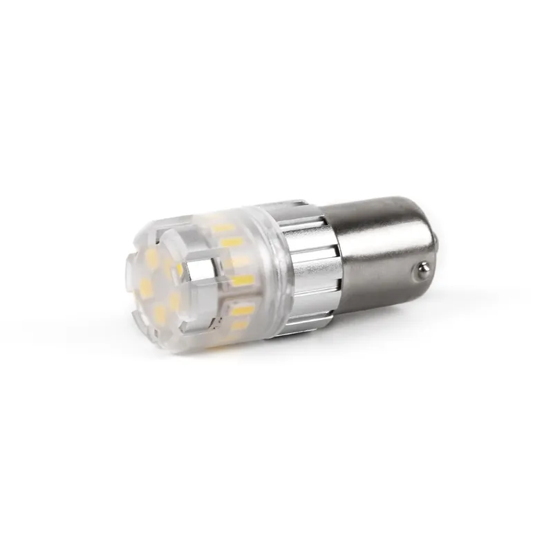 Nová Kolekce LED autožárovka BA15s/12V - bílá 23xSMD LED (2ks)