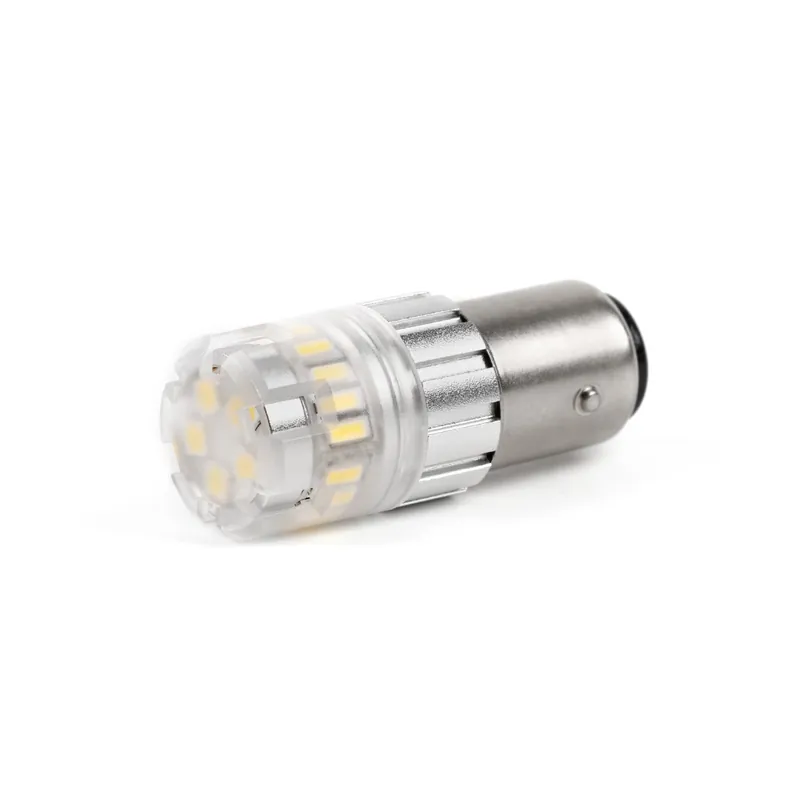 LED žárovka do auta BAY15d / 12V - bílá / dvojité vlákno 23xSMD (2ks) Odeslání Ihned