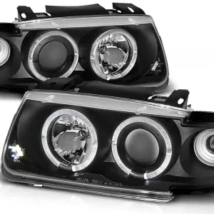 Speciální Cena VW POLO 6N 94-99 - přední černá světla ANGEL EYES