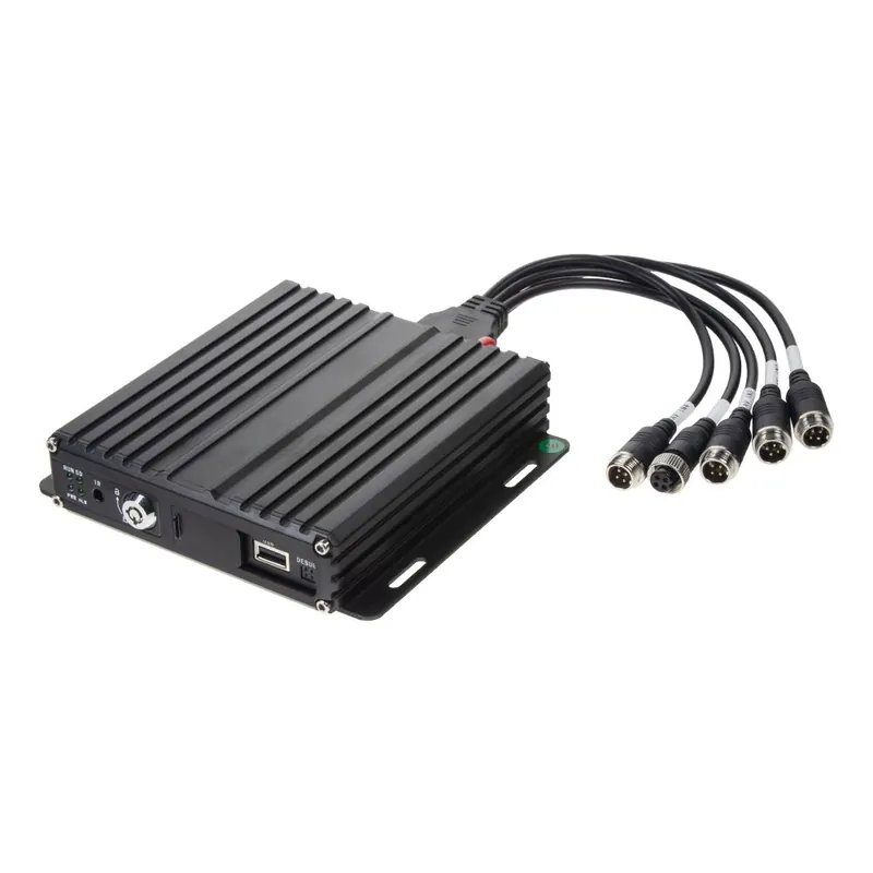 Výprodej Černá skříňka 12/24V - pro záznam obrazu 1080P ze 4 kamer / 1x slot SD / GPS