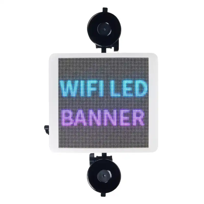 Wifi LED banner - 12V / plnobarevný displej s vysokým jasem (21,5x19,5cm) Novinka