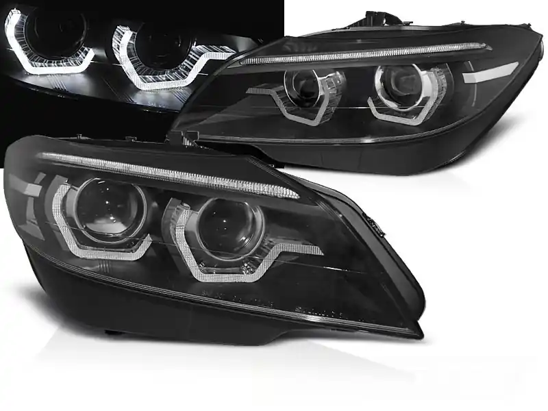 Nízká Cena BMW Z4 E89 09-13 - přední černá světla s LED 3D pro xenon a dynamickým blinkrem