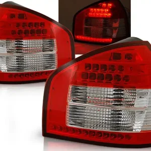 AUDI A3 96-00 3D/5D - zadní LED světla červeno bílá Dokud Zásoby Vydrží