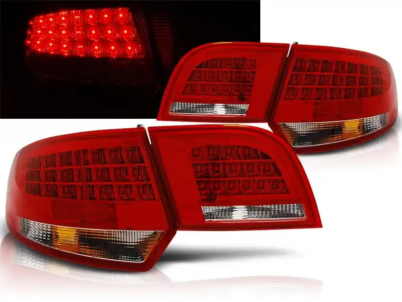 Autentický AUDI A3 8P 04-08 SPORTBACK - zadní LED světla červeno bílá