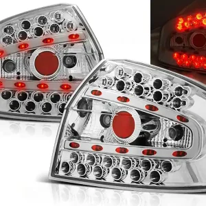 AUDI A4 00-04 SEDAN - zadní LED světla chrom Ihned K Objednání