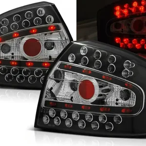 AUDI A4 00-04 SEDAN - zadní LED světla černá Přímo Od Výrobce