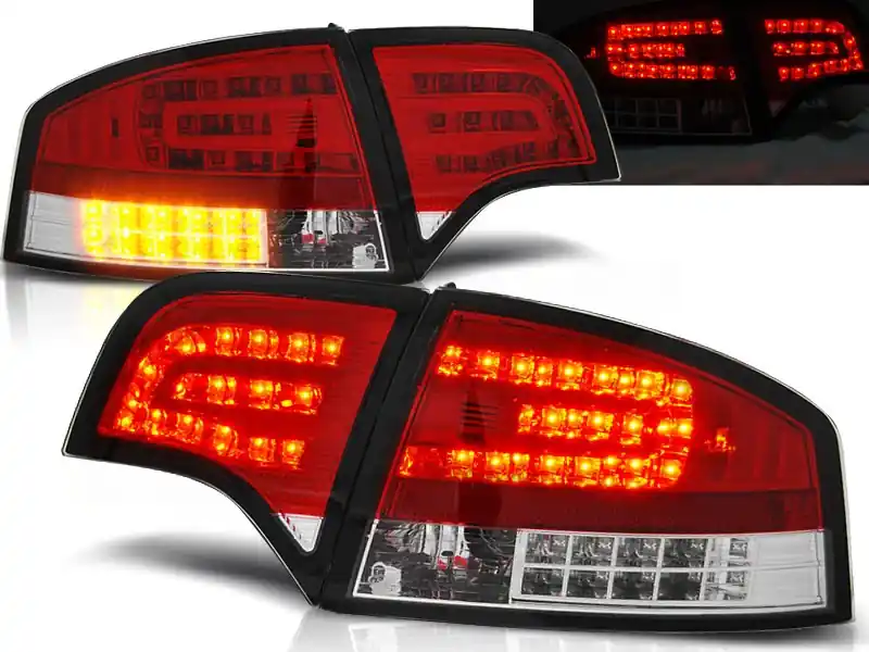 Poslední Šance AUDI A4 B7 04-08 SEDAN - zadní LED světla červeno bílá