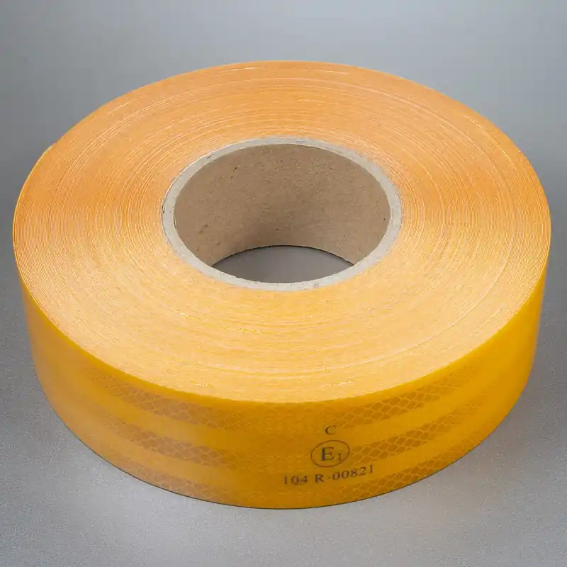 Značkový Reflexní páska - 50mm oranžová samolepicí (45,7m)