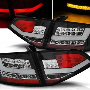 Oblíbený AUDI A4 B8 08-11 SEDAN - zadní LED světla černá LED BAR