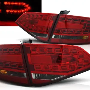 Oblíbený AUDI A4 B8 08-11 SEDAN - zadní LED světla červeno kouřová