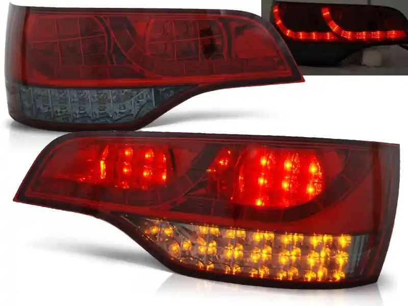 AUDI Q7 06-09 - zadní LED světla červeno kouřová Akční Nabídka