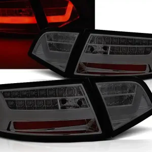 Víkendová Akce AUDI A6 08-11 SEDAN - zadní LED světla kouřová LED BAR s dynamickým blinkrem