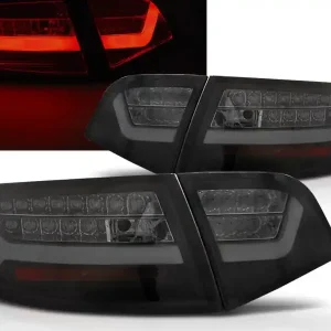 Koupit Online AUDI A6 08-11 SEDAN - zadní LED světla černá LED BAR s dynamickým blinkrem