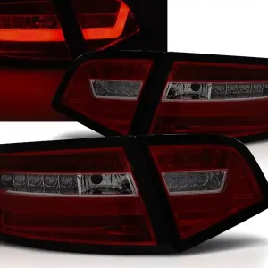Výhodná Nabídka AUDI A6 08-11 SEDAN - zadní LED světla červeno kouřová LED BAR s dynamickým blinkrem