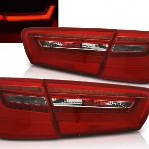 AUDI A6 C7 11-14 SEDAN - zadní LED světla červeno bílá Akce