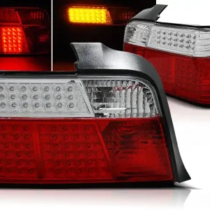Levný BMW E36 90-99 SEDAN - zadní LED světla červeno bílá