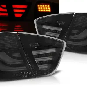 Sezónní Sleva BMW E90 05-08 SEDAN - zadní LED světla černo kouřová LED BAR