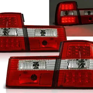 BMW E34 88-95 SEDAN - zadní LED světla červeno bílá Ověřený