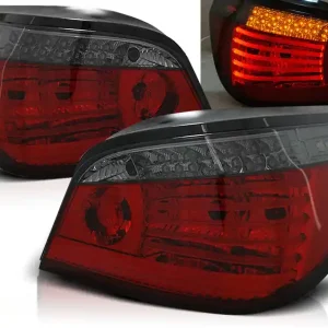 BMW E60 03-07 SEDAN - zadní LED světla červeno kouřová Nejlepší Volba