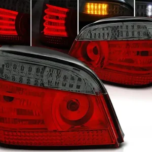 Poslední Šance BMW E60 03-07 SEDAN - zadní LED světla červeno kouřová