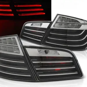 Ihned K Objednání BMW F10 10-13 SEDAN - zadní LED světla černo chrom LED BAR LCI LOOK