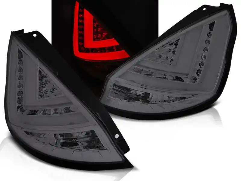 Oblíbený FORD FIESTA MK7 08-12 HTB - zadní LED světla kouřová LED BAR