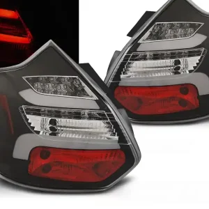FORD FOCUS 3 11-14 HTB - zadní LED světla černá s dynamickým blinkrem Originální
