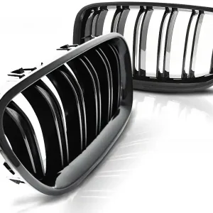 BMW F10 / F11 10-06.13 - přední maska - ledvinky - černá lesk M5 look Vrácení Zdarma