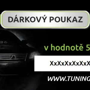 Dárkový poukaz - TUNING-IN 500Kč Pouze Dnes