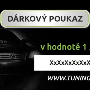 Akční Cena Dárkový poukaz - TUNING-IN 1500Kč
