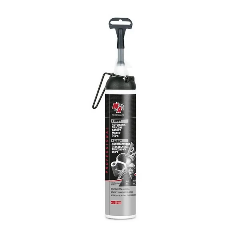 Automatický silikonový tmel - šedý do 260°C (200ml) Super Cena