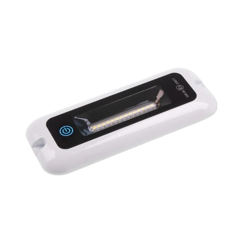 LED osvětlení interiéru / exteriéru automobilu - 14x 1W SMD LED / bílé dotykové / 10-30V / IP67 / ECE R10 (156x62mm) Horká Nabídka