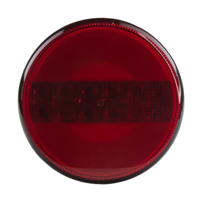 Hit Sezóny Zadní kulaté brzdové / poziční LED světlo 12/24V - ECE R7 (ø122mm)