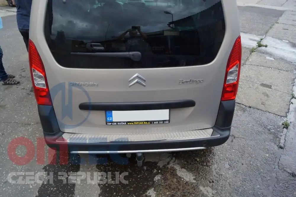 Citroen Berlingo II 2008+ NEREZ chrom ochranný panel zadního nárazníku Akční Cena